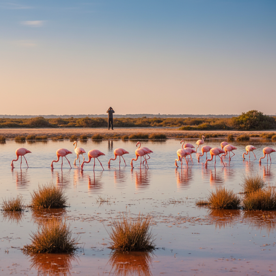 Camargue France flamingos