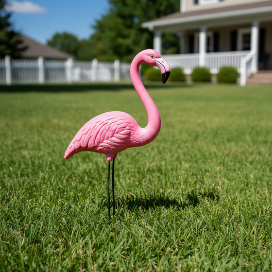 Don Featherstone Day lawn flamingo