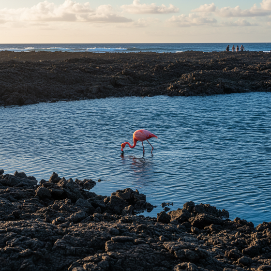 Galapagos Islands flamingos