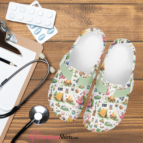 Flamingo Camping Clogs, Lightweight Comfort for Campgrounds & Everyday Wear