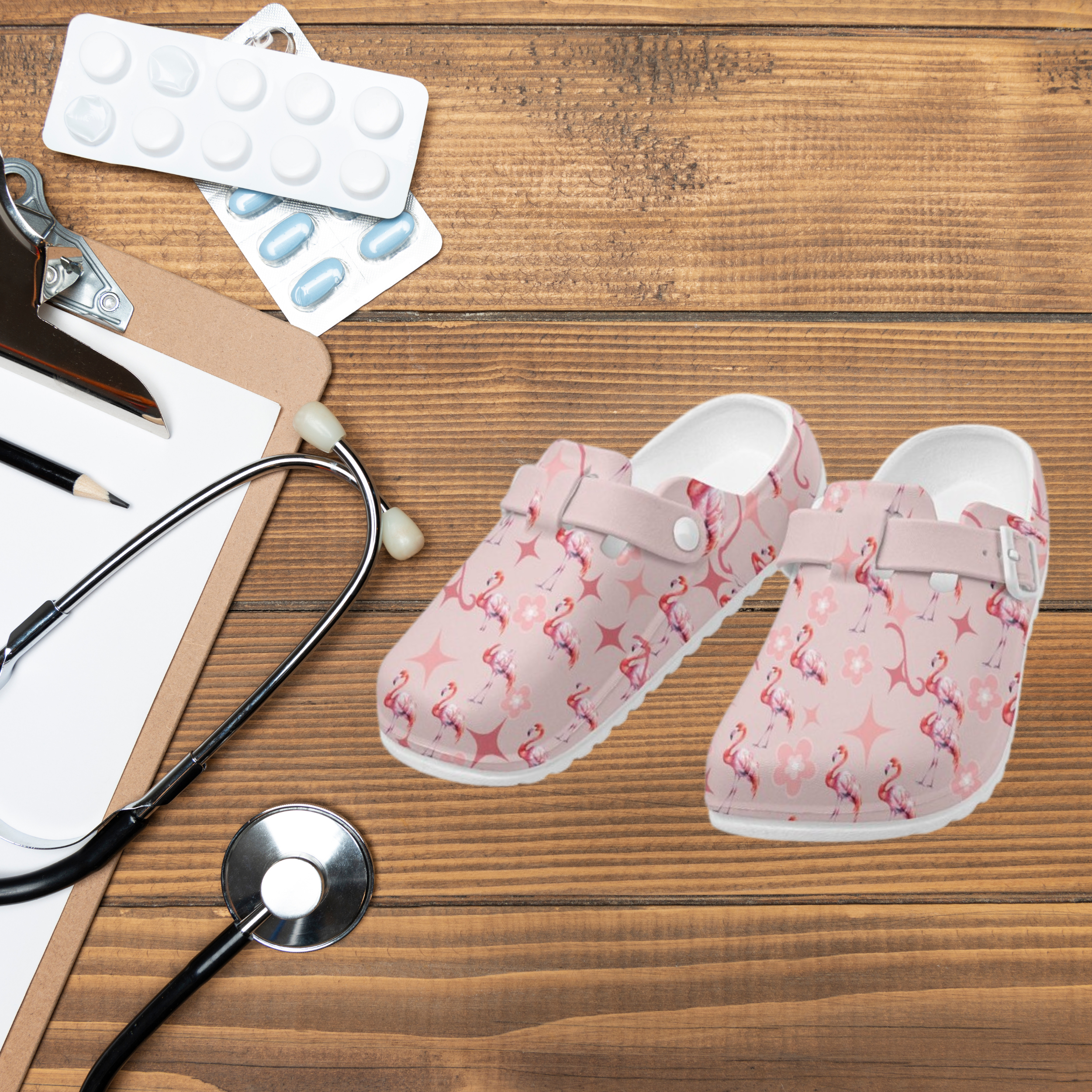 Taking My Pink Back Clogs – Bold Comfort with Flamingo Attitude 🦩💗
